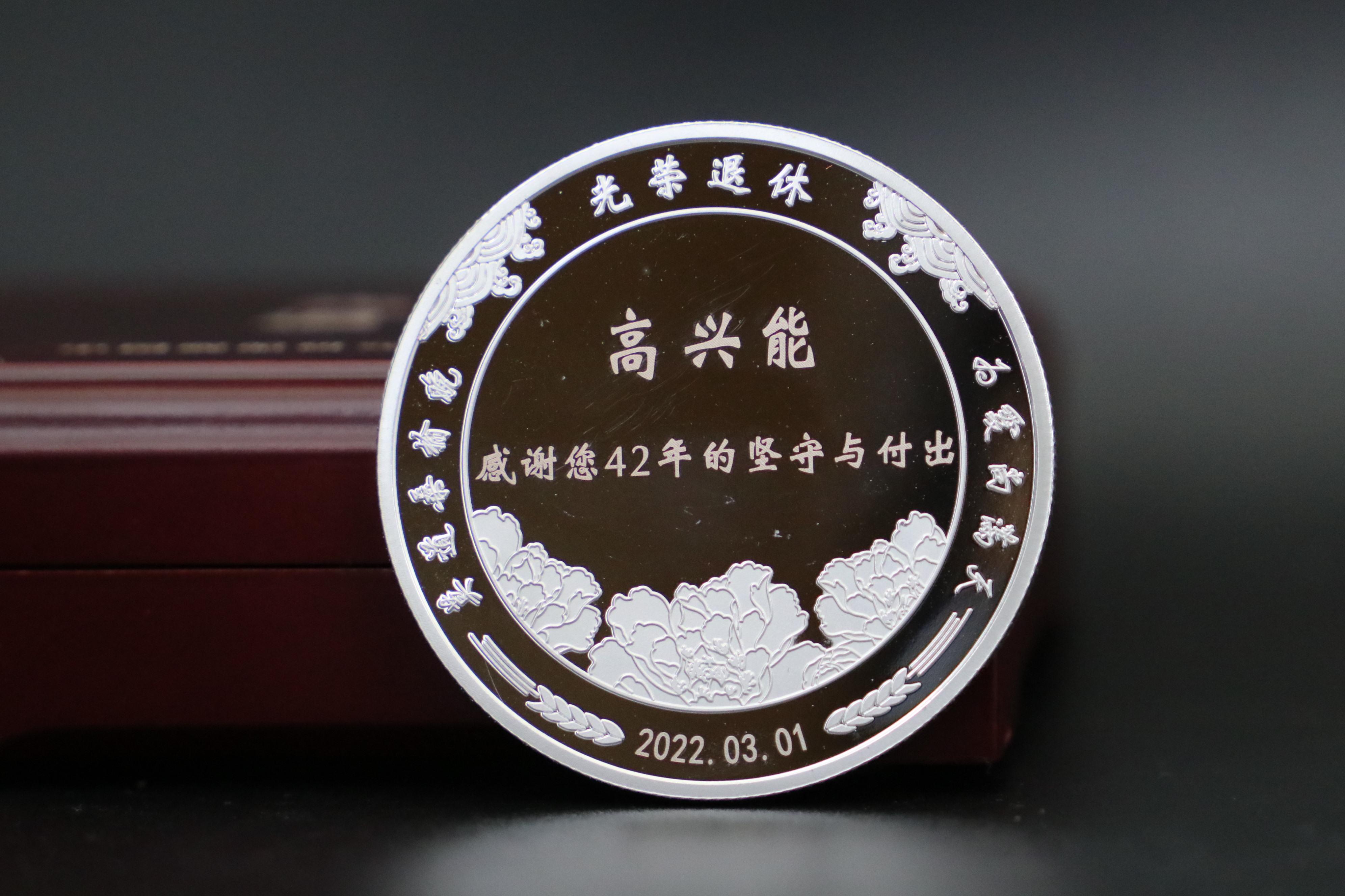 纯银纪念章生产厂家
