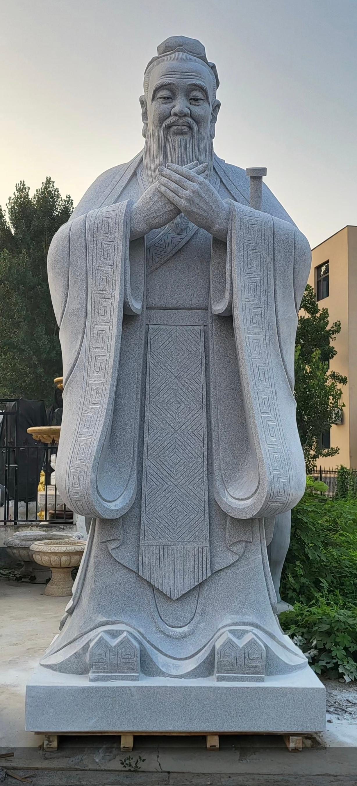 汉白玉雕塑石雕源头厂家加工现场
