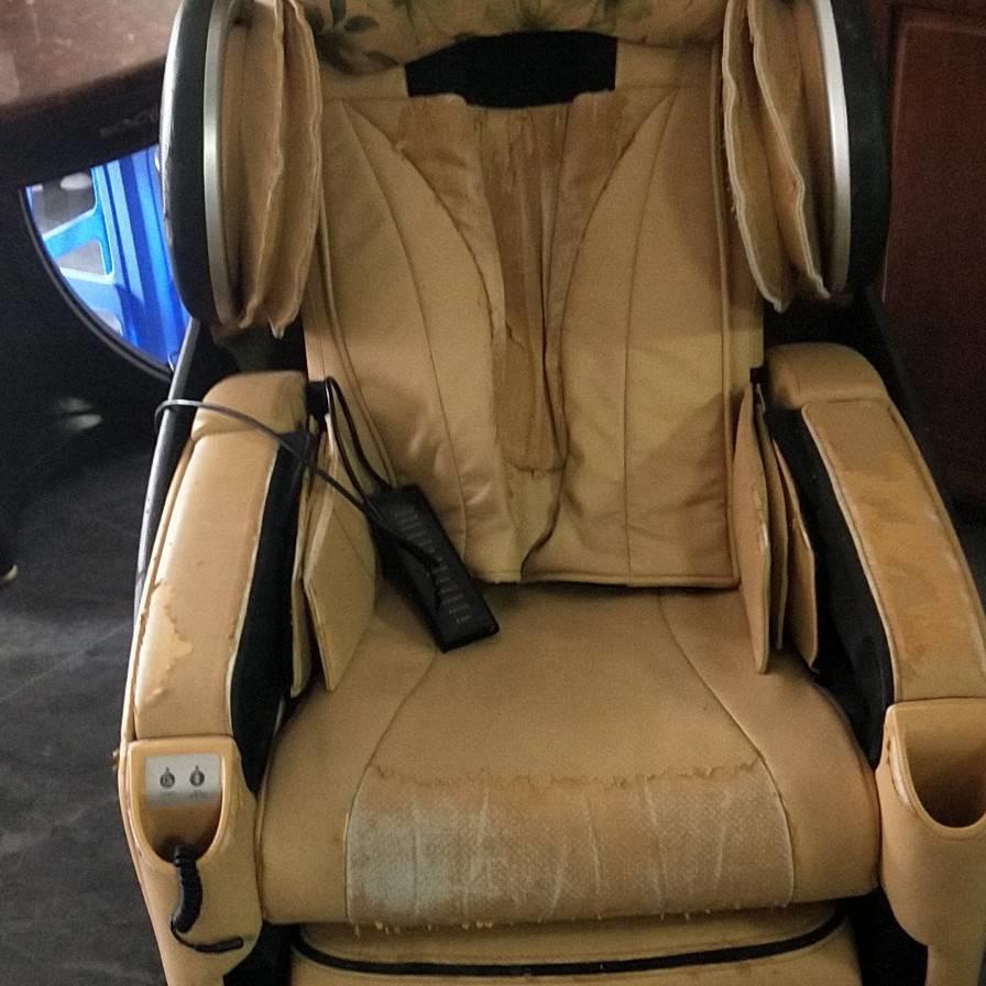 按摩椅换皮清洁服务示例