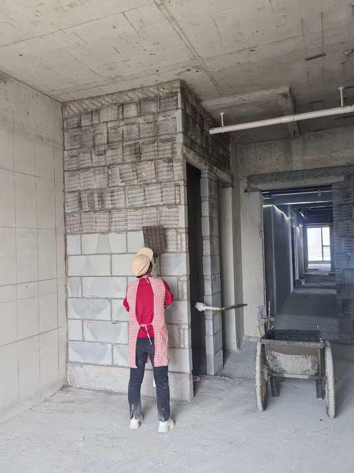加气块隔墙工程案例