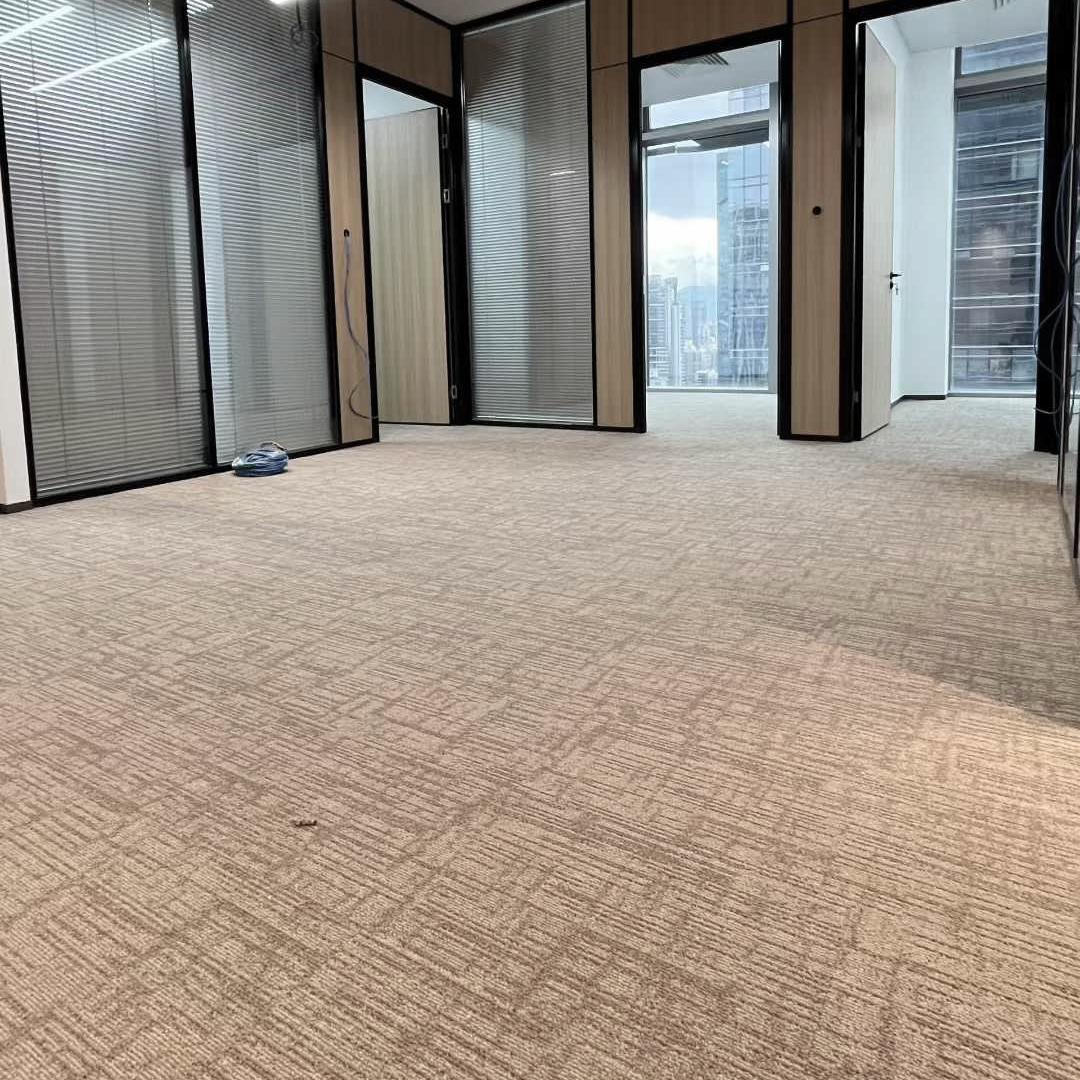 广州阻燃办公室地毯展示