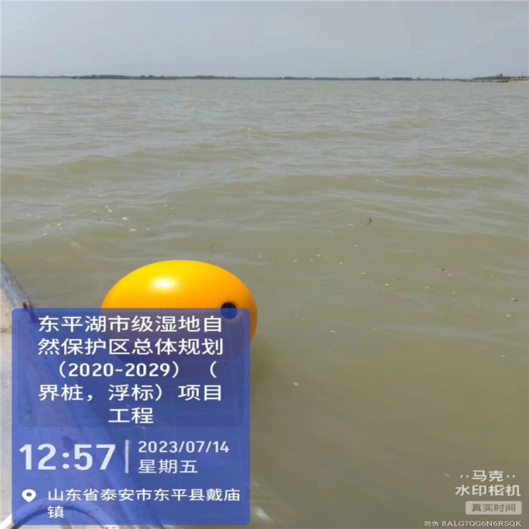 实心塑料警航浮球 内河通航区域隔离浮球 海上工程警戒浮球