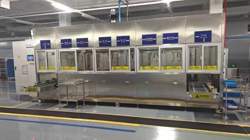 金帆机电全自动超声波清洗线