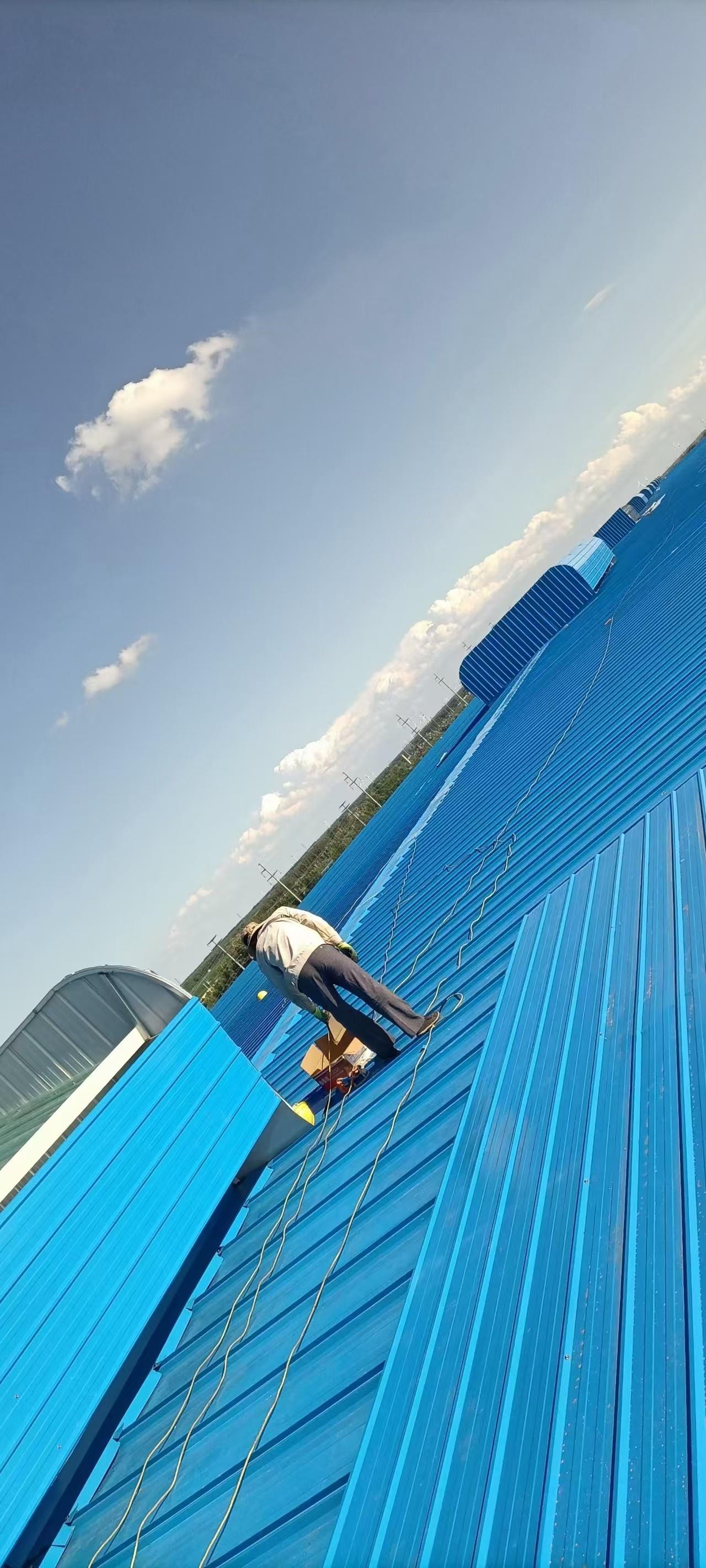 通风气楼安装现场