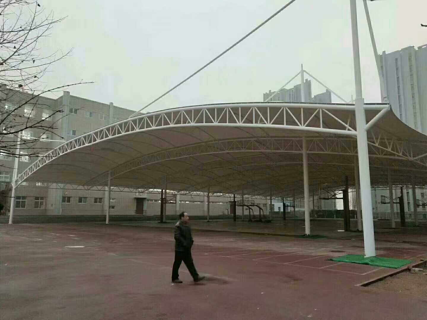 安徽文旅张拉膜结构景观棚应用场景