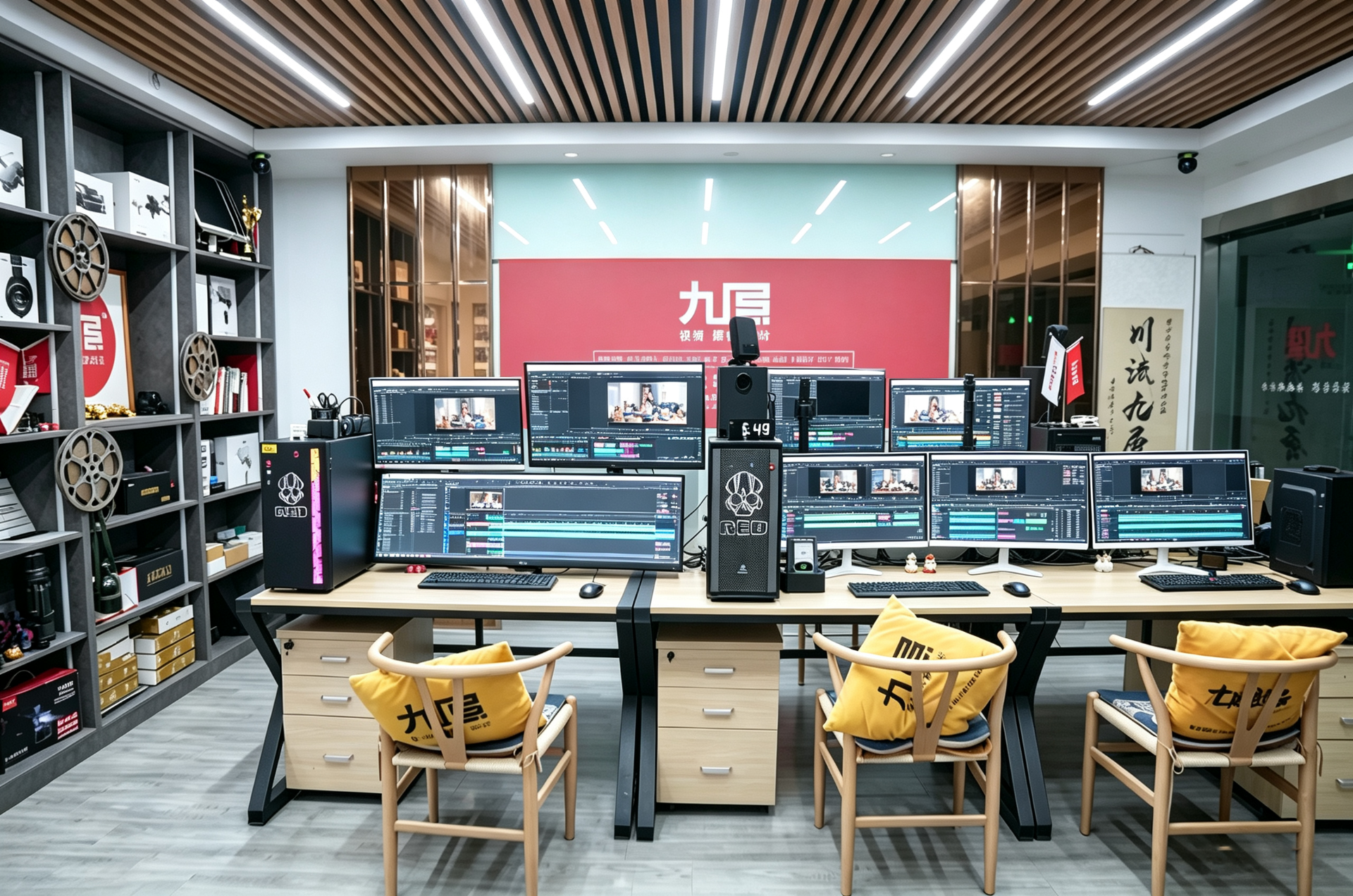 九层创品AI短剧制作平台界面示意图