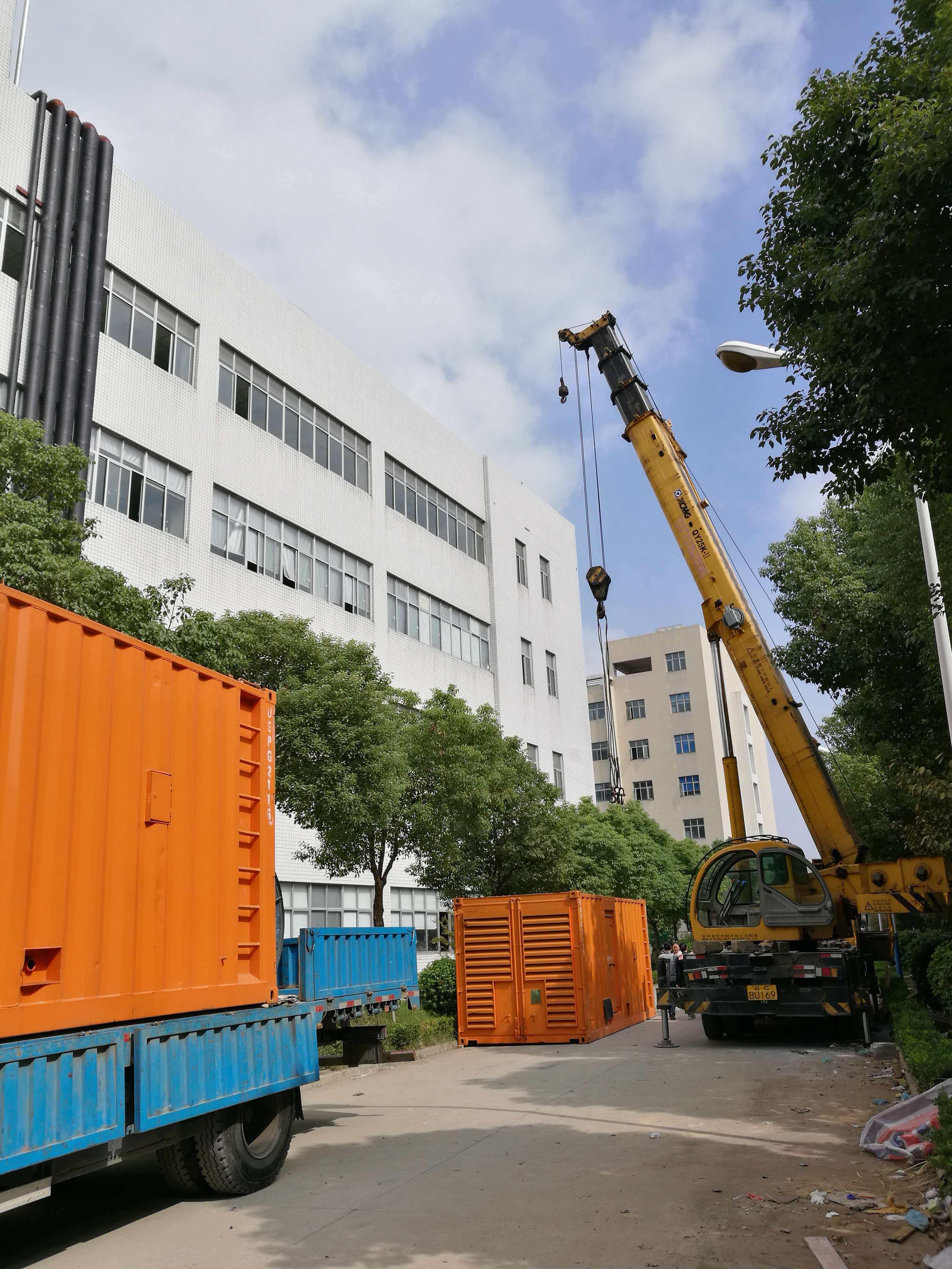 发电机设备展示