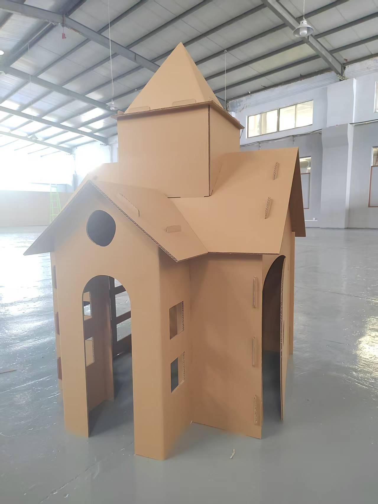 瓦楞纸儿童房展示