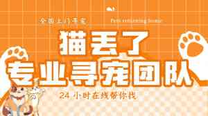 2026年广州宠物丢了上门找回服务推荐:专业团队科技赋能,精准搜救让爱回家