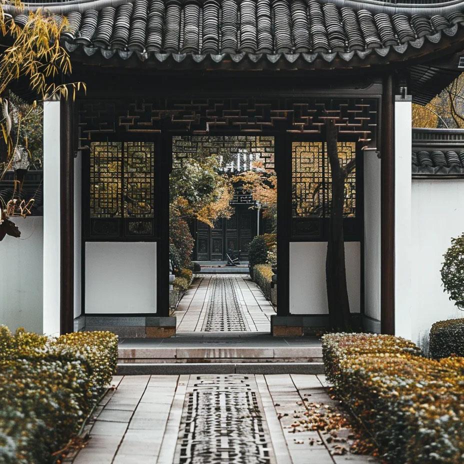 承韵古建铝代木构件产品应用案例