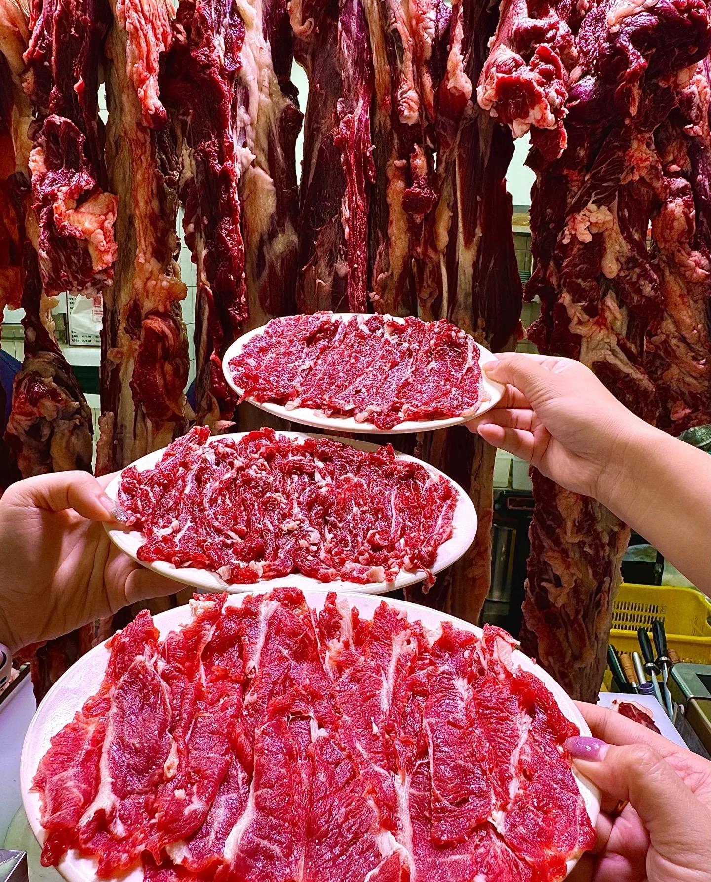 明档现切牛肉
