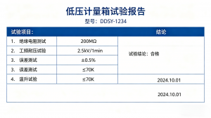 2026年江苏低压计量箱型式试验报告流程咨询机构解析