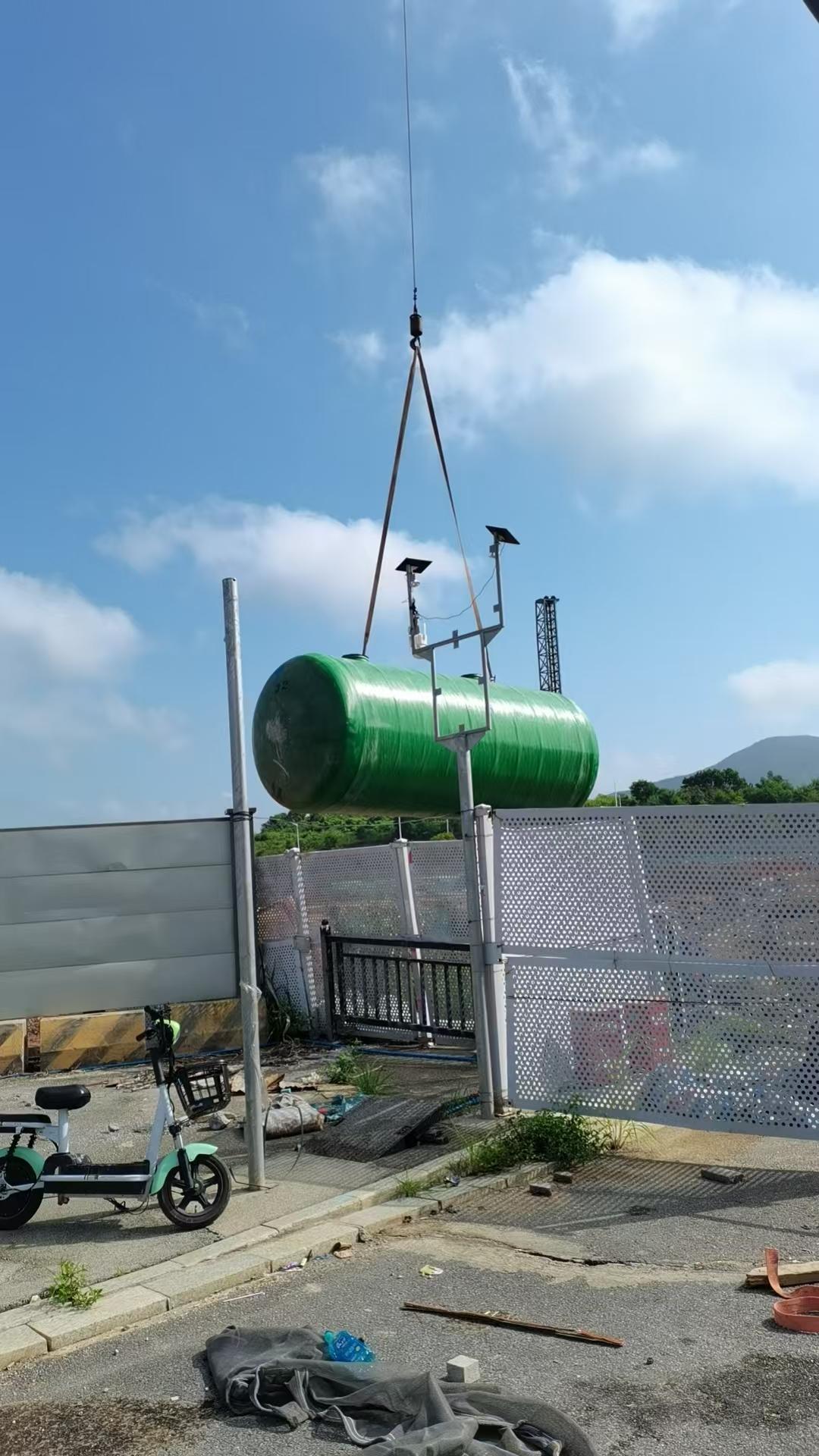 惠州联盛玻璃钢有限公司一体化污水处理设备场景图