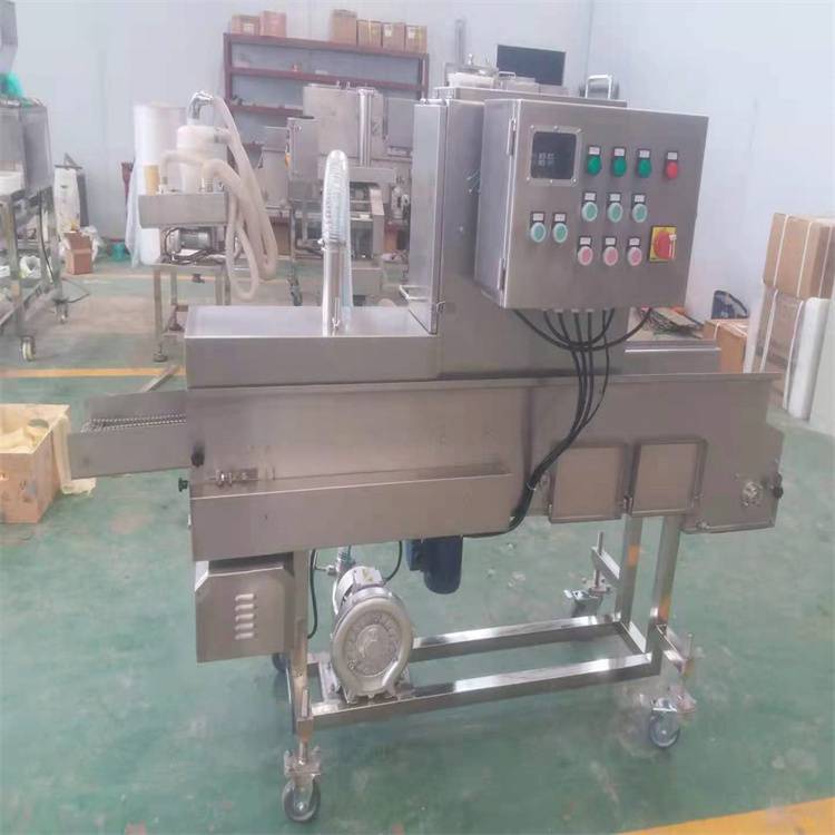 节能型南瓜饼裹糠设备 厂家批发南瓜饼上糠机 型号齐全