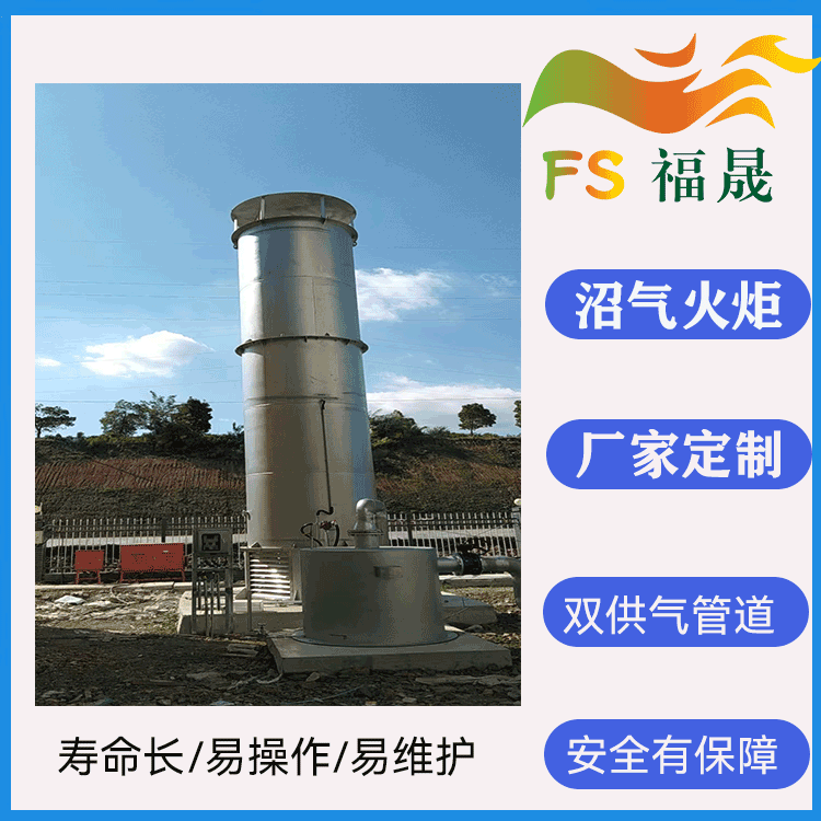 封闭式沼气火炬