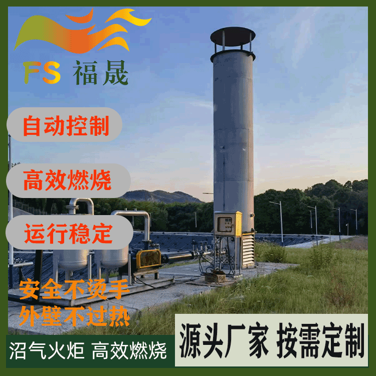 双层不锈钢沼气火炬