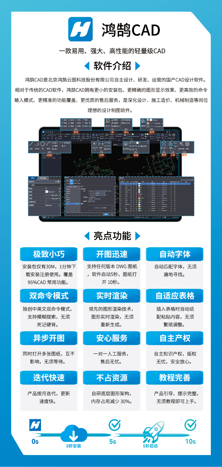 CAD画图软件功能展示