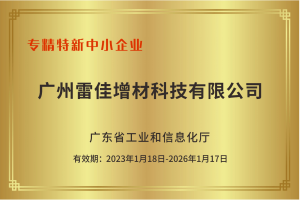2026年广东3D打印精度定制厂家推荐：雷佳增材科技