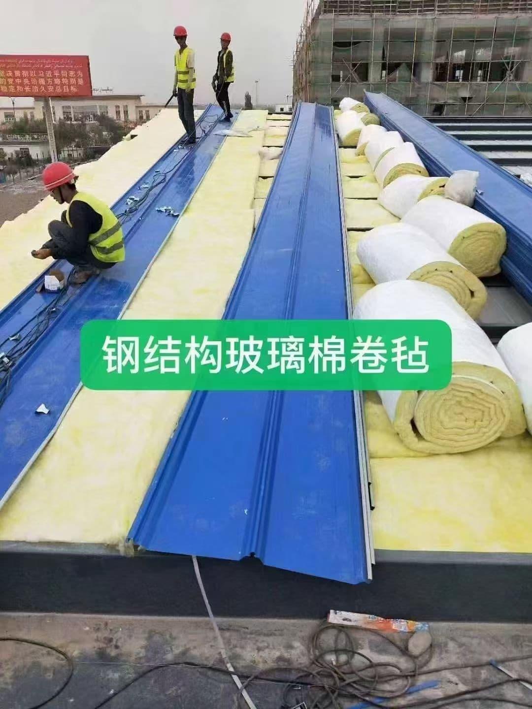 防火玻璃棉卷毡仓储展示