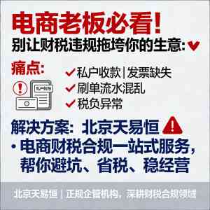 2026年北京个体户税负优化渠道解析:天易恒企管一站式财税合规方案