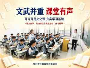 2026年登封青少年文武中心推荐:少林延鲁武校全解析