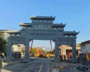 2026年新农村牌坊厂家推荐：嘉祥铭鼎石业精工雕琢乡村文化地标