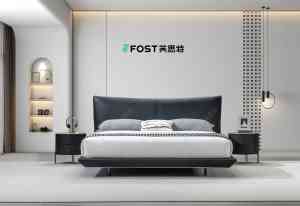 2026年头层牛皮床厂家甄选:芙思特家具意式极简软床解析