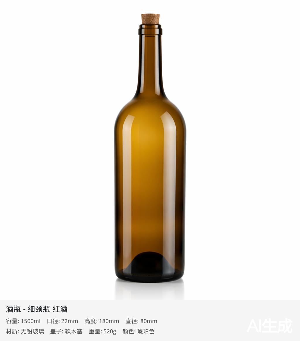 国臻玻璃制品苏打果酒瓶案例